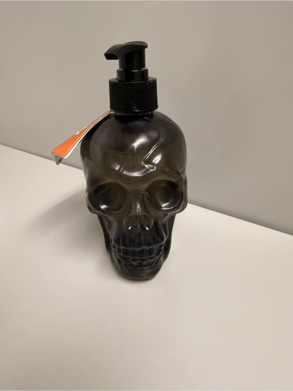 Black Skull Pump Dispenser - Decorative Bathroom Accent hand pomegranate vanilla